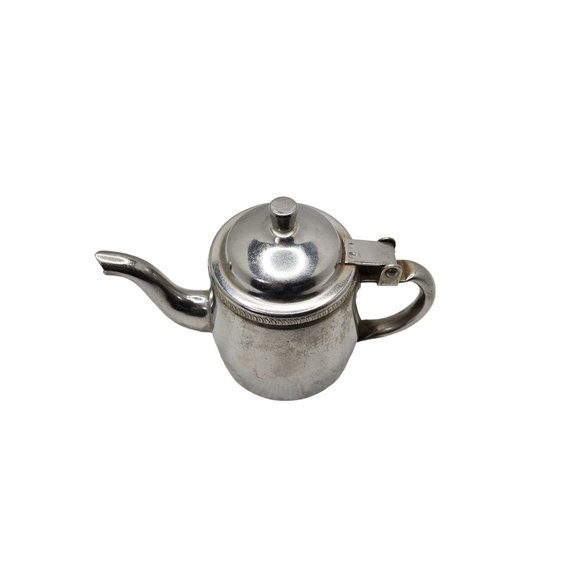 vintage 1970s-80s edward don stainless steel restaurant syrup/cream dispenser - Picture 2 of 6